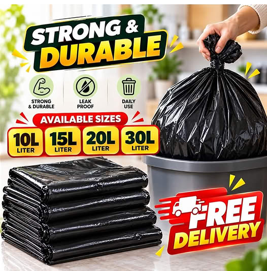 25 Liter Strong Poly Garbage Bag (24×36 inch)